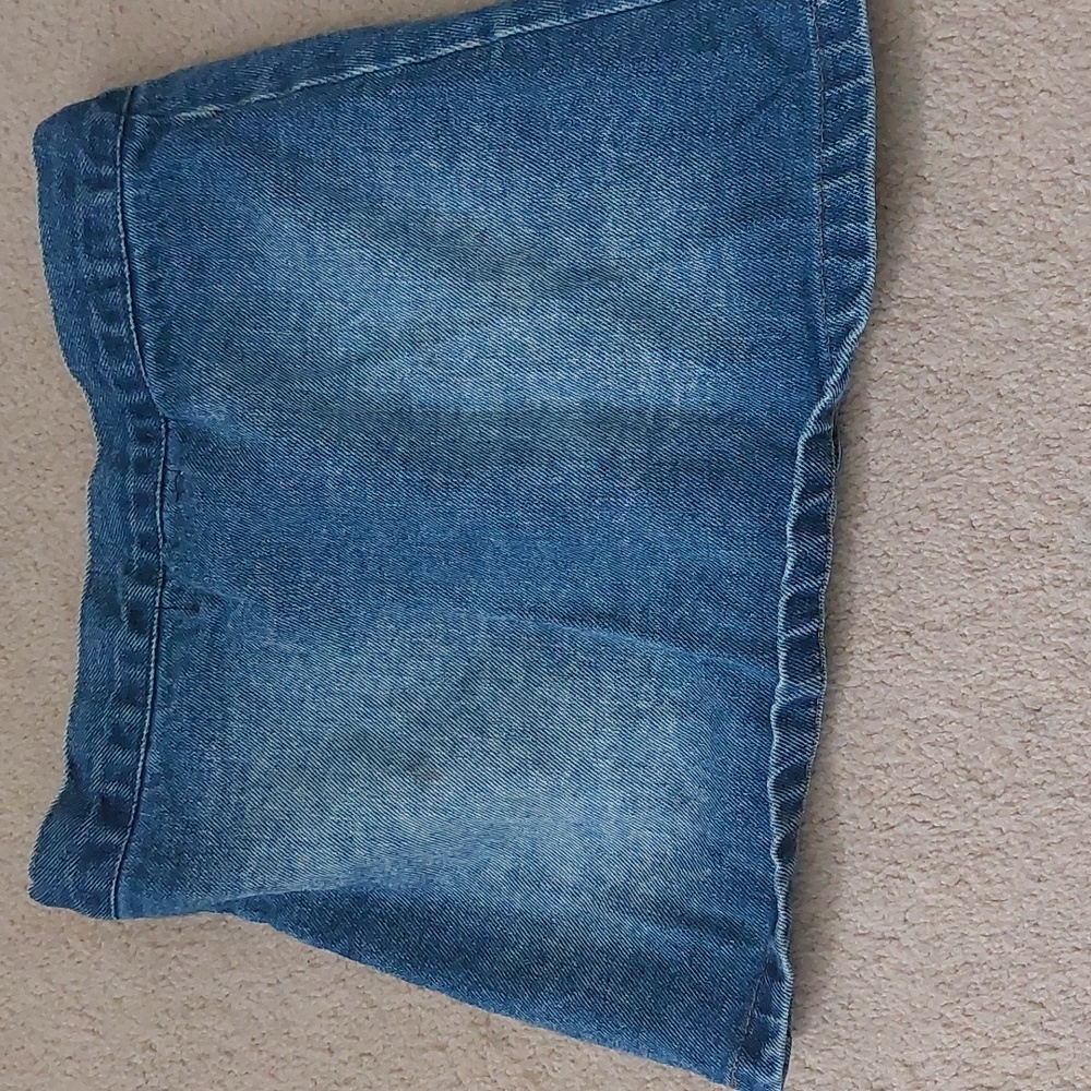 Denim Ruffle Mini Skirt - Picture 3 of 3